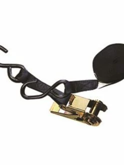 Dynaline Black Ratchet Strap 1 X 6" 2pk