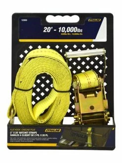 Dynaline Ratchet Strap 2" | 20" - 30" Flat Hook Automotive Tools