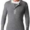 Stanfields Work Wear Stanfield's 1315 Heavy Weight Wool Long Sleeve Shirt | Grey | Sizes S - 3XL