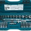 Signet 1/2" Drive 28 Piece SAE Socket Set | 3/8" - 1 1/4" Regular | 3/8" - 7/8" Deep