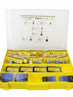 Techspan Halogen Bulb 'Flip' Kit Assortment - 50 Pcs