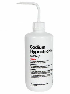 Laboratory Supplies Nalgene Right-to-Understand Safety Wash Bottles | Sodium Hypochlorite