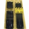 Electrical Supplies Techspan Black Cable Tie Assortment – 400 Pcs