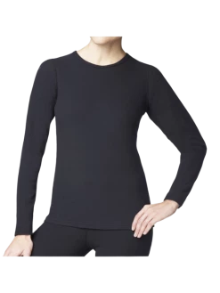 Stanfields Stanfield's 8333 Women's Merino Wool Base Layer Long Sleeve Shirt | Black | Sizes S - XL