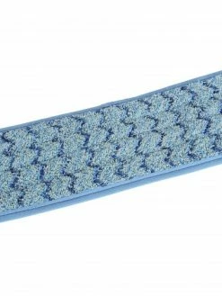 Globe Commercial Products Microfiber Flat Mop Wet Pads