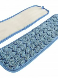 Globe Commercial Products Microfiber Flat Mop Wet Pads