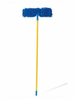 Globe Commercial Products Microfiber Flip Mop With 48″ Metal Handle Cleaning Tools