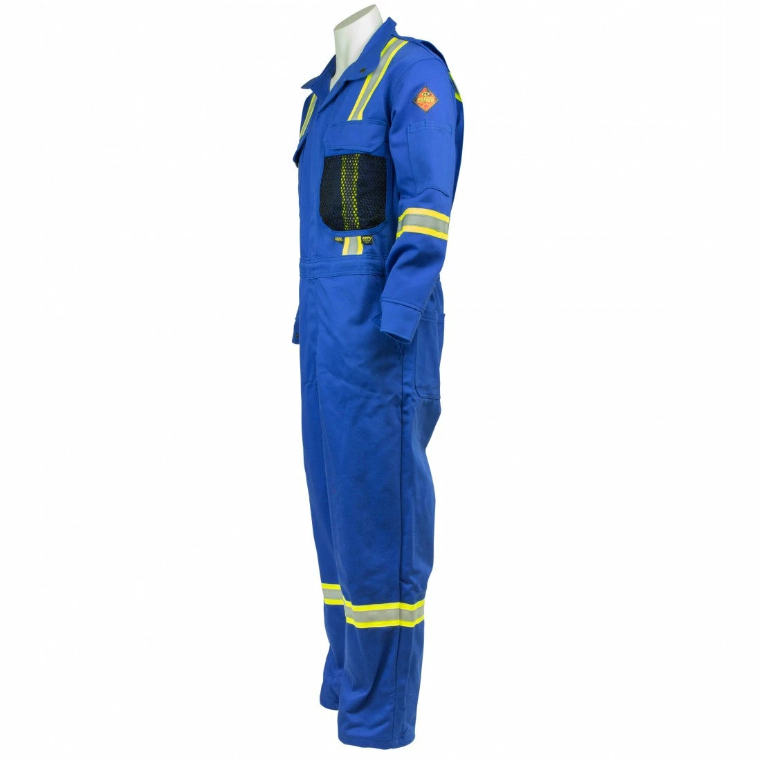 KELTEK Apparel KELTEK 343S Flame Resistant 13oz Premium Hi-Viz Coverall | Blue | Sizes 38-60 (HRC 2) Flame Resistant Work Wear