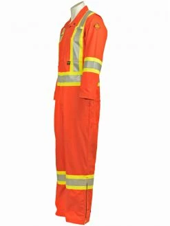 KELTEK Apparel KELTEK 384S Flame Resistant CSA Coverall | Orange | S-6XL (HRC 2) Flame Resistant Work Wear