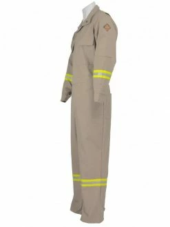 KELTEK Apparel Flame Resistant Work Wear KELTEK 390 Flame Resistant Tuff Weld Welding Coverall | Tan | Sizes 40-60 (HRC 2)