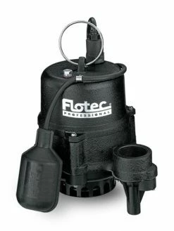 Flotec Professional Flotec E5005TLT Cast Iron Effluent Pump | 1/2 HP | 115V Dewatering Pumps