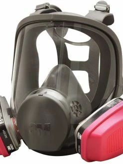 3M 6000 Series Full Face Respirator Face Mask | Small, Medium Or Large