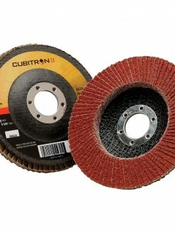 Power Tool Accessories 3M Cubitron II Flap Discs - Type 27 Depressed Centre Style