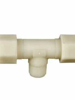 Jaco Kynar Compression Tube Male Branch Tees