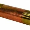 Cleanflow Fittings And Valves Lead Free Brass Threaded Pipe Nipple X 2" Length
