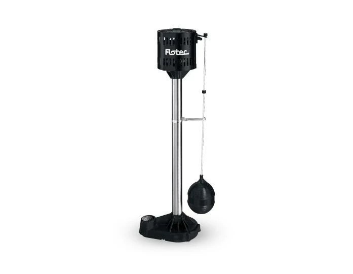 Flotec FPPSS3000 Cast Iron Pedestal Sump Pump | 1/3 HP | 120V Dewatering Pumps
