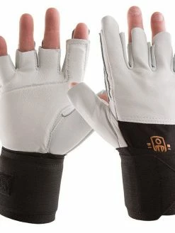 Ergonomics Impacto 479-31 Pearl Leather Series Trigger Glove W/ Wrist Support (For Power Tool Users)