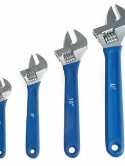 ToolTech® 4 Piece Adjustable Wrench Set Hand Tools