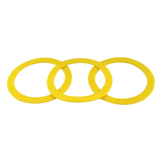 Fluidmaster Replacement Flush Valve Seals, 3 Pack, Yellow Maintenance Supplies