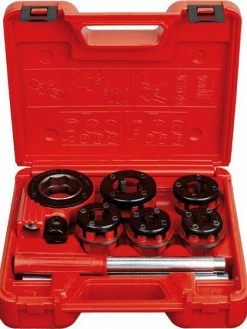 Super Ego 9 Piece Ratchet Pipe Threader Kit | 3/8" - 1-1/2" NPT Pipe Tools