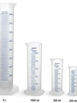 Cleanflow Polypropylene Short Form Graduated Cylinders Laboratory Supplies