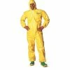 DuPont Tychem 2000 Chemical Splash Disposable Coveralls W/ Elastic Wrists, Ankles And Hood Work Wear