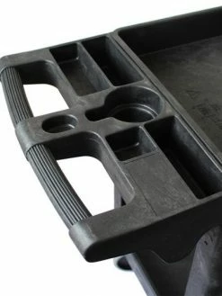 Globe Commercial Products Heavy-Duty Lipped Shelf Utility Carts