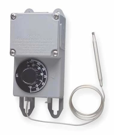 PECO NEMA 4X Industrial Thermostat With 5' Remote Capillary Tube Sensor Drain Cleaners And De-Icers