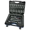 Jet 1/2" Drive SAE/Metric Socket Set - 12 Point - 55 Piece