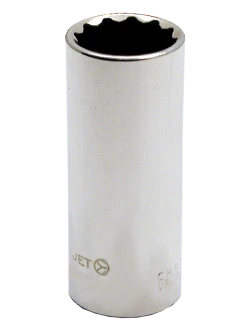 Hand Tools Jet 3/8" Drive SAE Chrome Socket Set - 12 Point - 9 Piece