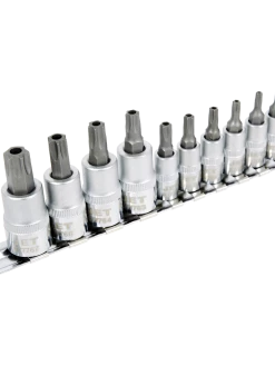 Hand Tools Jet 1/4" & 3/8" Drive Socket Bit Set | Tamperproof | 10 Piece