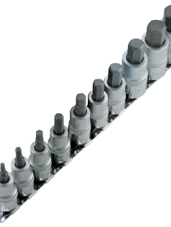 Hand Tools Jet 3/8" & 1/2" Drive Hex Bit Socket Set | Metric | 10 Piece