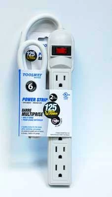 Cleanflow Heavy Duty Power Bar - 6 Outlet