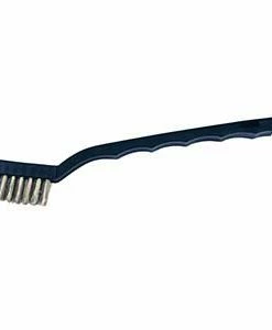 Cleanflow Parts Cleaning Brush, Poly Handle, Stainless Bristles, 12/PK