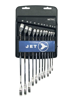 Jet Extra Long Pattern Combination Wrench Sets - 11 Piece Hand Tools