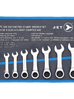 Jet Stubby Ratcheting Wrench Sets