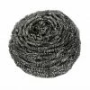Globe Commercial Products 50g Stainless Steel Scourer (Pack Of 12)