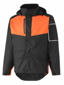 Helly Hansen Workwear Work Wear Helly Hansen West Coast Jacket | Orange/Black | Sizes S-4XL
