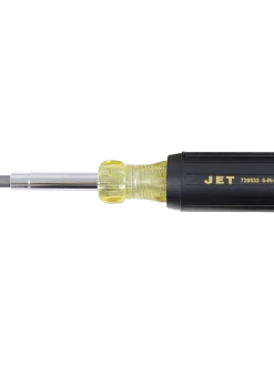 Jet 6-In-1 Cushion Grip Multi-Bit Screwdriver Hand Tools