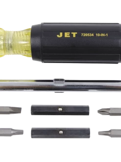 Jet 10-In-1 Cushion Grip Multi-Bit Screwdriver