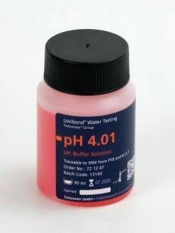 Lovibond PH 4.01 Buffer Solution | Red | 90 ML Water Testing Supplies