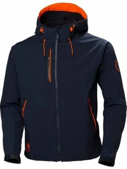 Helly Hansen Workwear Work Wear Helly Hansen Chelsea Evolution Hooded Softshell | Navy | Small - 4XLarge