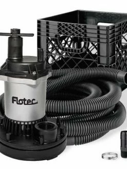 Flotec Stow & Flo All-In-One Utility Pump Kit Dewatering Pumps