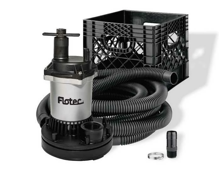 Flotec Stow & Flo All-In-One Utility Pump Kit Dewatering Pumps