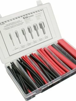Techspan Dual Wall (Adhesive-Lined) Heat Shrink Tubing Assortment Kit - 67 Pcs