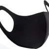 Globe Commercial Products Personal Protective Equipment Re-Usable & Washable Black Spandex Face Masks - Case Of 100