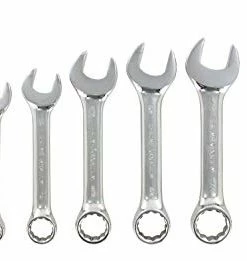 Cleanflow Hand Tools SAE Stubby Combination Wrench Set - 7 Piece