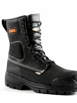 Unik Industrial Unik Welder 8" Safety Boots W/ Internal Flexible Metguard | Sizes 4-16