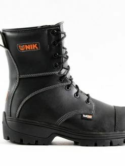 Unik Industrial 8 Inch Safety Boots Unik Chemik 8" Safety Boots W/ Internal Flexible Metguard | Sizes 4-14