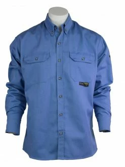 KELTEK Apparel KELTEK A7938S 7oz Flame Resistant Work Shirt | Blue | S-5XL (HRC 2)